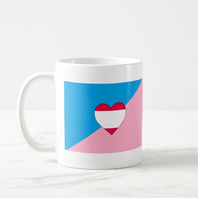 Caneca De Café Bandeira do Orgulho do Age Play (Esquerda)