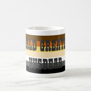 CANECA DE CAFÉ BANDEIRA DO ORGULHO DO GAY BEAR MAIOR HUSBER DO MU