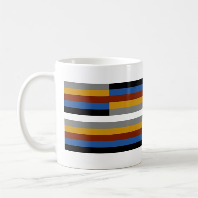 Caneca De Café Bandeira do Orgulho Freak (Esquerda)