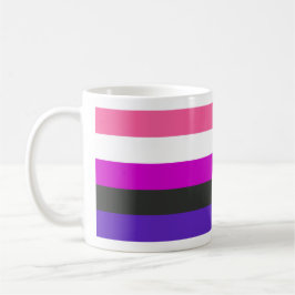 Caneca De Café Bandeira do Orgulho Gênerofluido