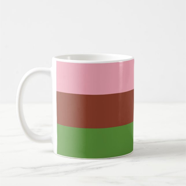 Caneca De Café Bandeira do Orgulho Ginossexual (Esquerda)