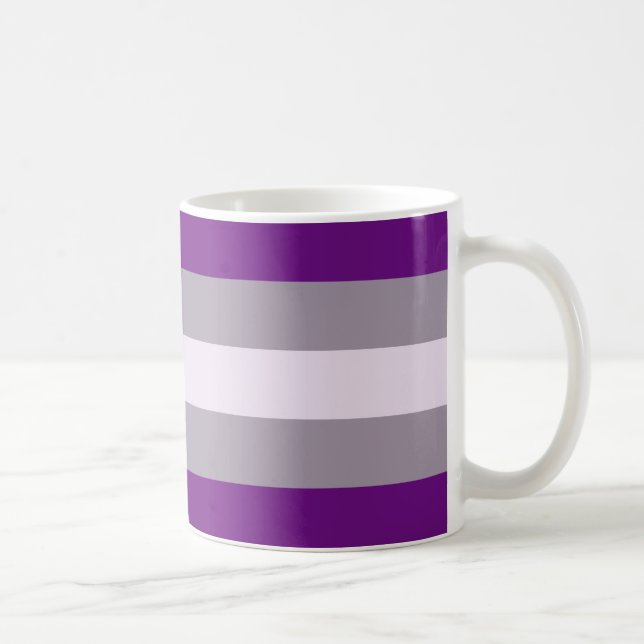 Caneca De Café Bandeira do Orgulho Grissexual (Direita)