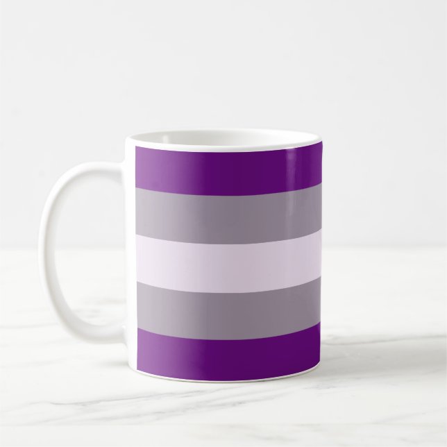 Caneca De Café Bandeira do Orgulho Grissexual (Esquerda)