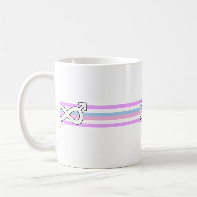 Caneca De Café Bandeira do Orgulho Intersexo (Esquerda)