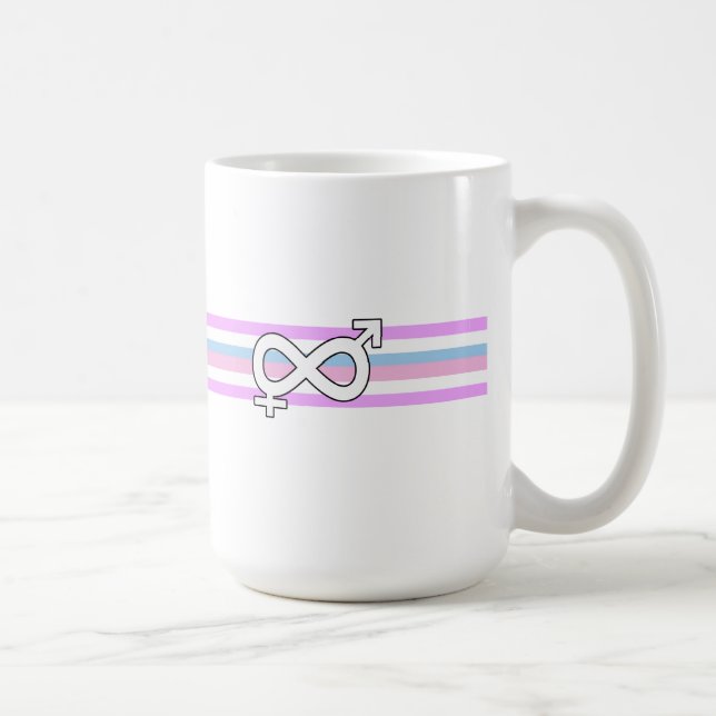 Caneca De Café Bandeira do Orgulho Intersexo (Direita)