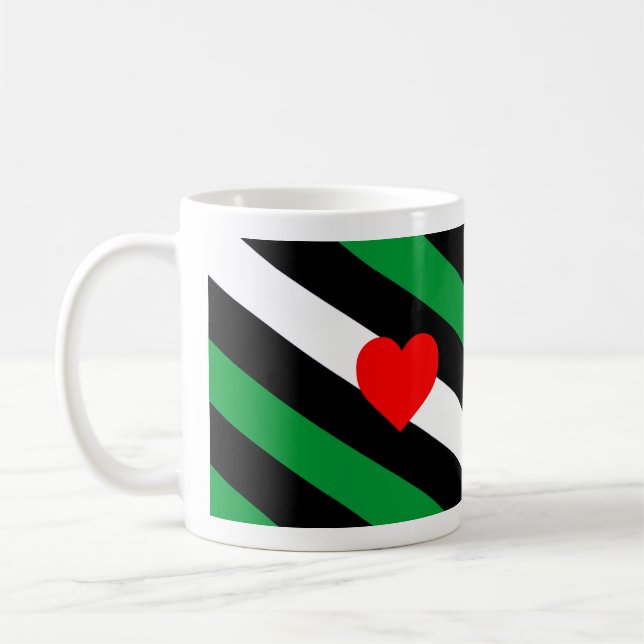 Caneca De Café Bandeira do Orgulho Leather Boi (Esquerda)