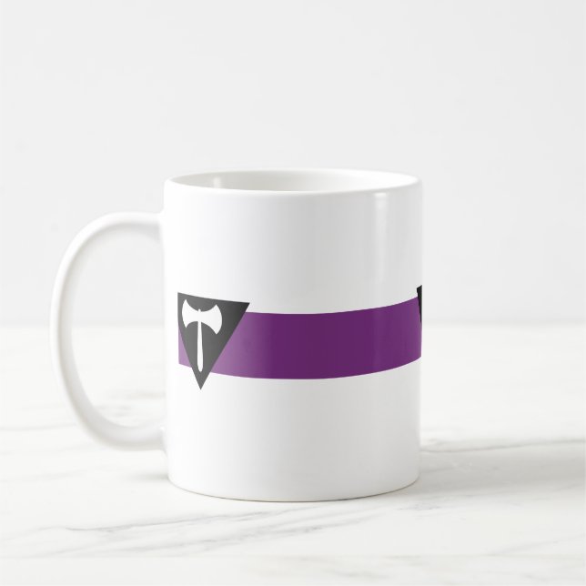 Caneca De Café Bandeira do Orgulho Lésbico (Esquerda)