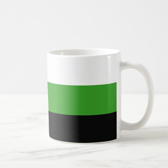 Caneca De Café Bandeira do Orgulho Neutrois (Direita)