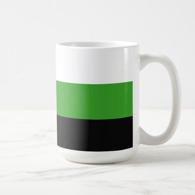 Caneca De Café Bandeira do Orgulho Neutrois (Direita)