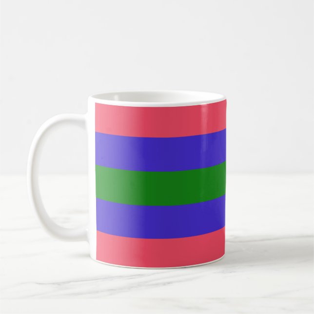 Caneca De Café Bandeira do Orgulho Trigênero (Esquerda)