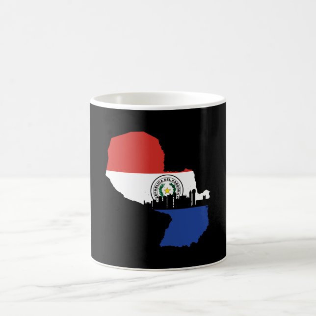Caneca De Café Bandeira do Paraguai (Centro)