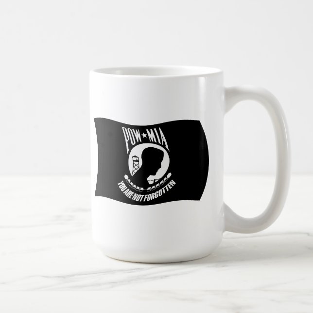 Caneca De Café Bandeira do POW e MIA (Direita)