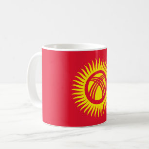 Caneca De Café Bandeira do Quirguistão