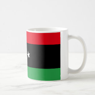 Caneca De Café Bandeira do Reino da Líbia (1951-1969)
