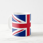 Caneca De Café Bandeira do Reino Unido<br><div class="desc">Produtos de Sinalizador Mundial Personalizáveis - Sinta-se à vontade para adicionar seu próprio texto.</div>