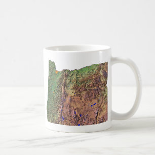 Caneca De Café Bandeira do Reino Unido + Mapa Mug