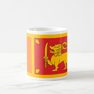 Caneca De Café Bandeira do Sri Lanka