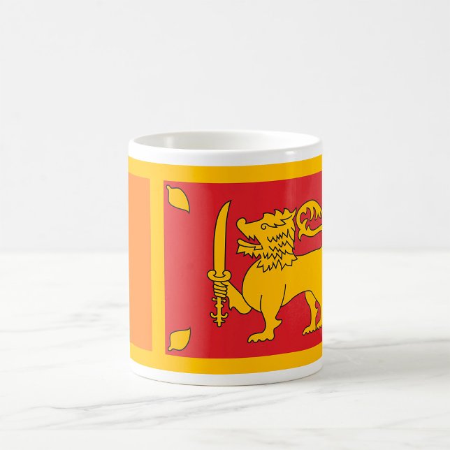 Caneca De Café Bandeira do Sri Lanka (Criador carregado)