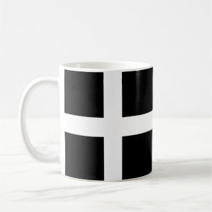Caneca De Café Bandeira do St. Piran/bandeira de Cornualha
