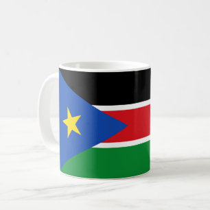 Caneca De Café Bandeira do Sudão do Sul