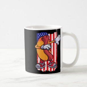 Caneca De Café Bandeira do touro de dança de cachorro quente Band