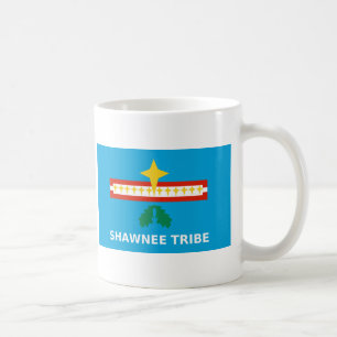 Caneca De Café Bandeira do tribo do Shawnee