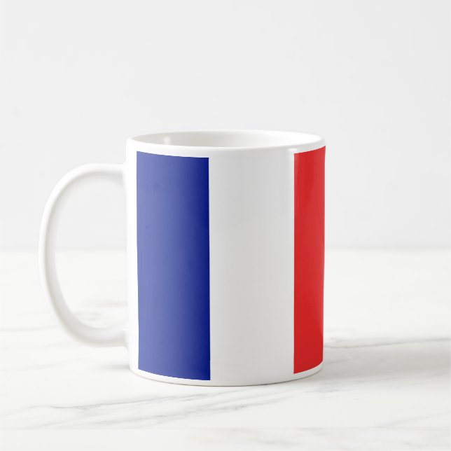 Caneca De Café Bandeira do Tricolore Francês (Esquerda)