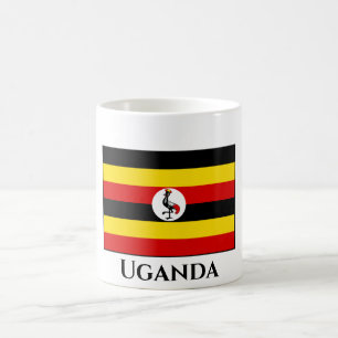 Caneca De Café Bandeira do Uganda