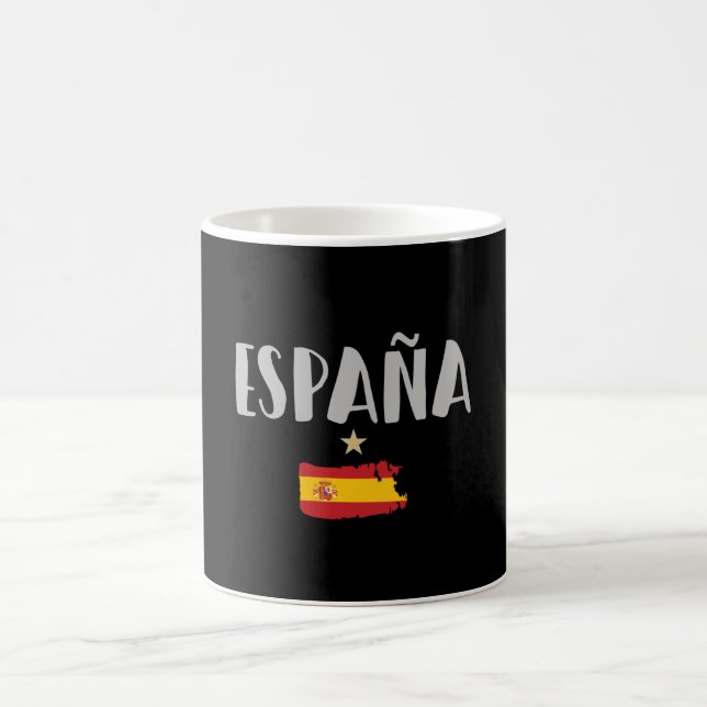 Caneca De Café Bandeira do Ventilador de Futebol do espanha (Centro)