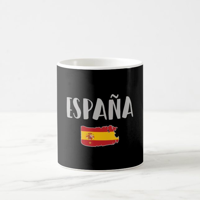 Caneca De Café Bandeira do Ventilador de Futebol do espanha (Centro)