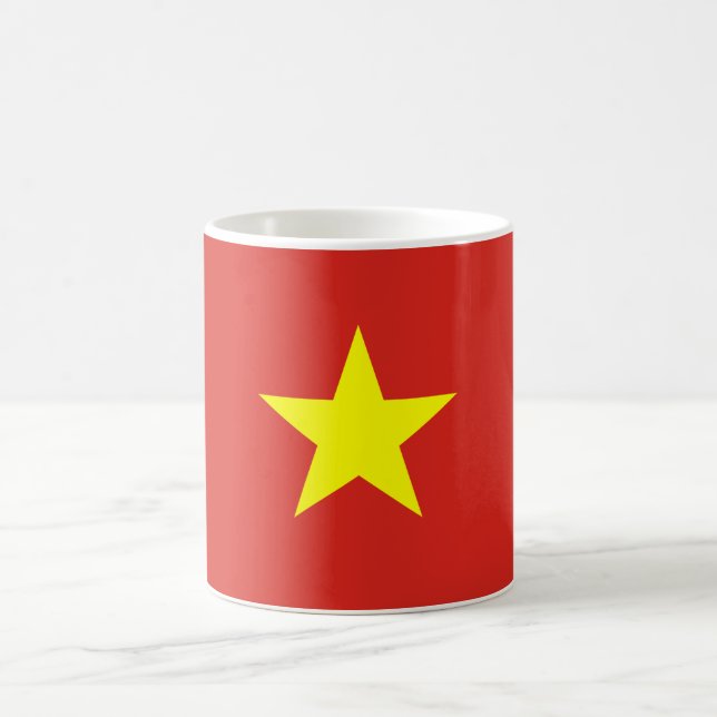 Caneca De Café Bandeira do Vietname (Centro)
