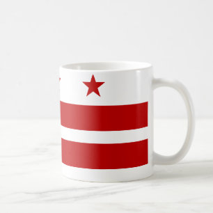 Caneca De Café Bandeira do Washington DC