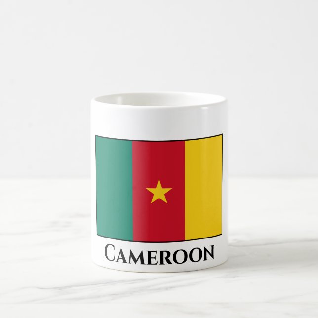Caneca De Café Bandeira dos Camarões (Centro)