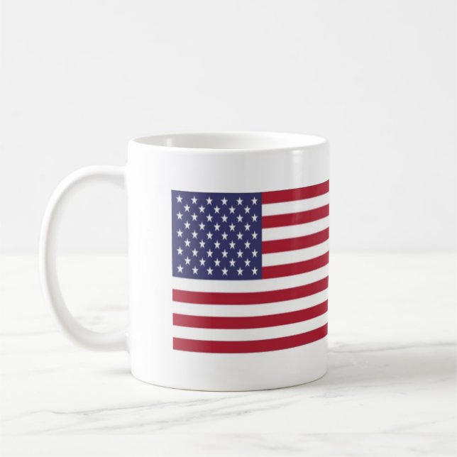 Caneca De Café Bandeira dos E.U. Canadá (Esquerda)