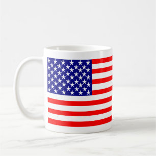 Caneca De Café Bandeira dos Estados Unidos da bandeira americana