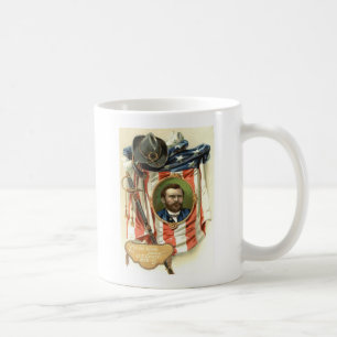 Caneca De Café Bandeira dos EUA Espada de Cavalaria de Ulysses S