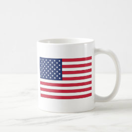 Caneca De Café Bandeira dos EUA. Estados Unidos da América.