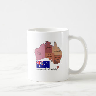 Caneca De Café Bandeira e mapa de Austrália