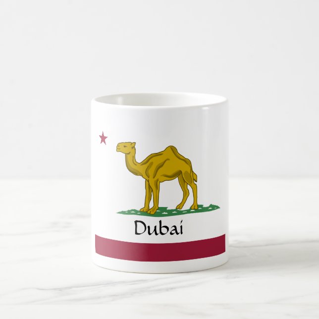 Caneca De Café Bandeira engraçada de Dubai (Centro)