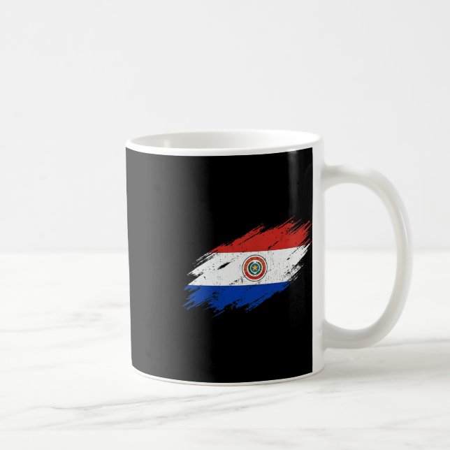Caneca De Café Bandeira Esfarrapada de Torcedor de Futebol do Par (Direita)