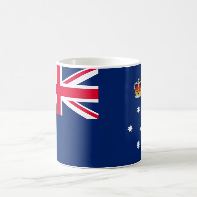 Caneca De Café Bandeira Estadual de Victoria (Austrália) (Centro)