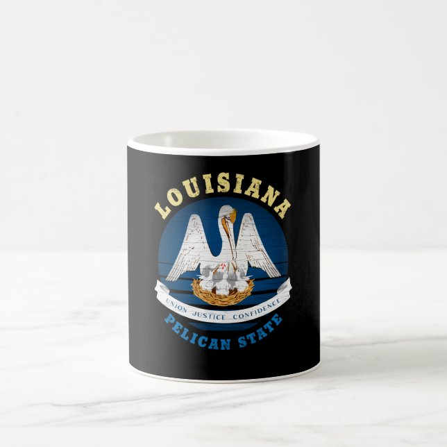 CANECA DE CAFÉ BANDEIRA ESTADUAL LOUISIANA PELICAN (Centro)