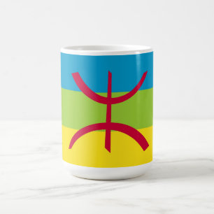 Caneca De Café bandeira étnica berbere