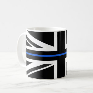 Caneca De Café Bandeira fina de Blue Line Reino Unido