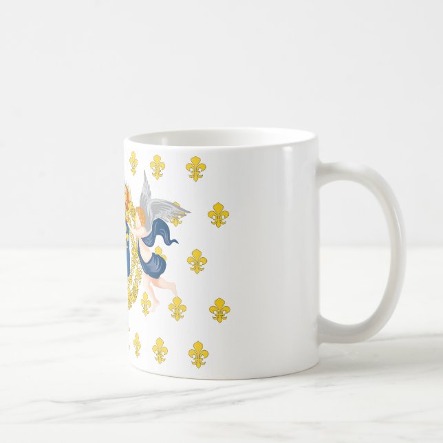 Caneca De Café Bandeira francesa do estado (1632-1790) (Direita)