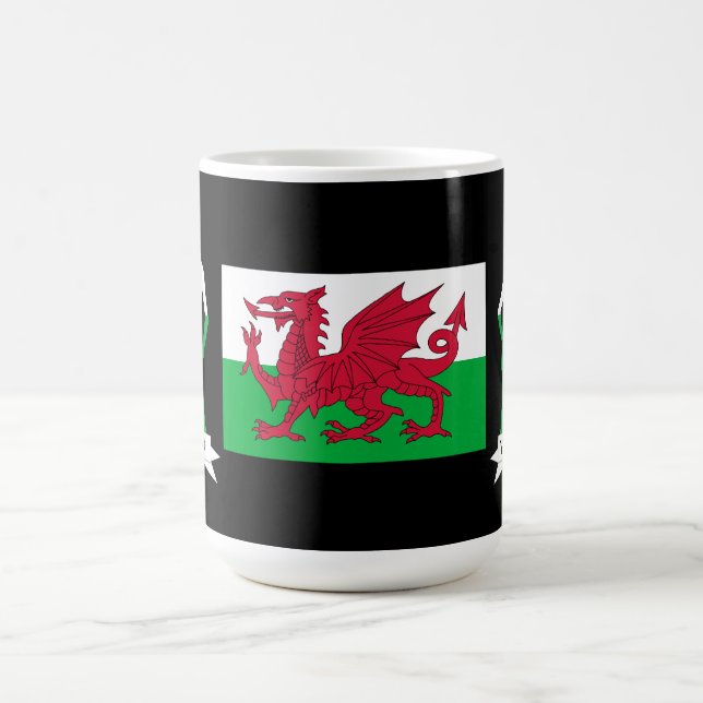 Caneca De Café Bandeira galesa (Centro)