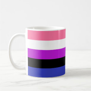 Caneca De Café Bandeira Genderfluid