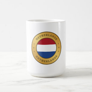 Caneca De Café Bandeira Holandesa