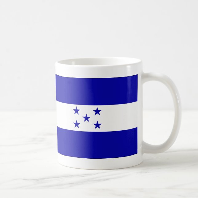 Caneca De Café bandeira Honduras (Direita)
