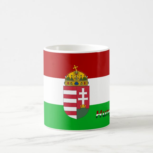 Caneca De Café bandeira húngara (Centro)